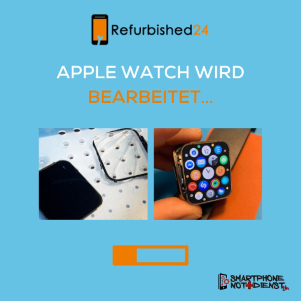 Apple Watch 5 Reparatur Series 5 40 / 44mm Display Glas Reparatur in Mannheim