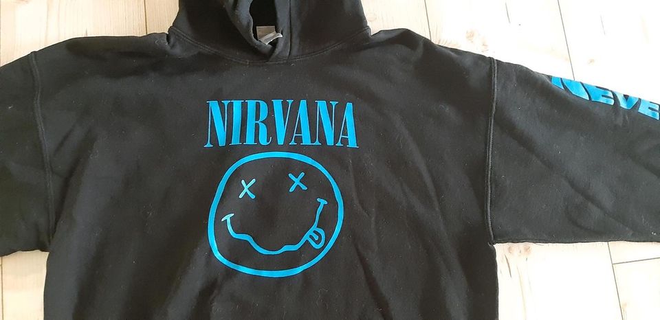 Nirvana Hoodie in L von Gildan Nevermind Grunge Band Curt Cobain in Salzgitter