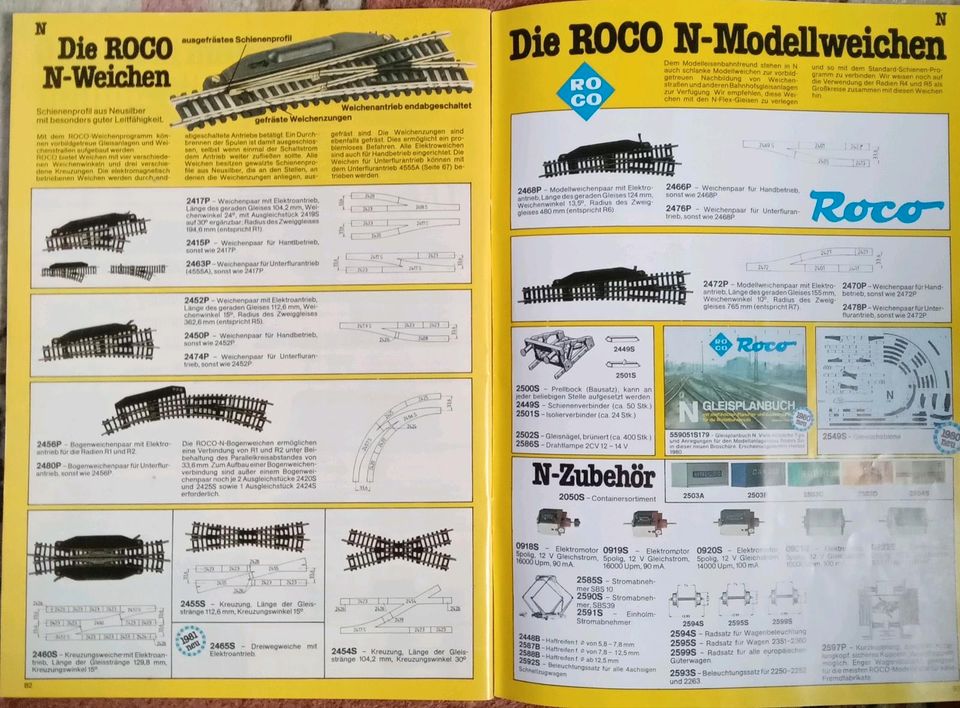 Katalog Roco Austria 1980/81, sehr guter Zustand in Berlin