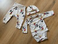 H&M Micky Maus Set / Langarmbody / Umschlag Hose / Mütze beige Hessen - Bad Camberg Vorschau