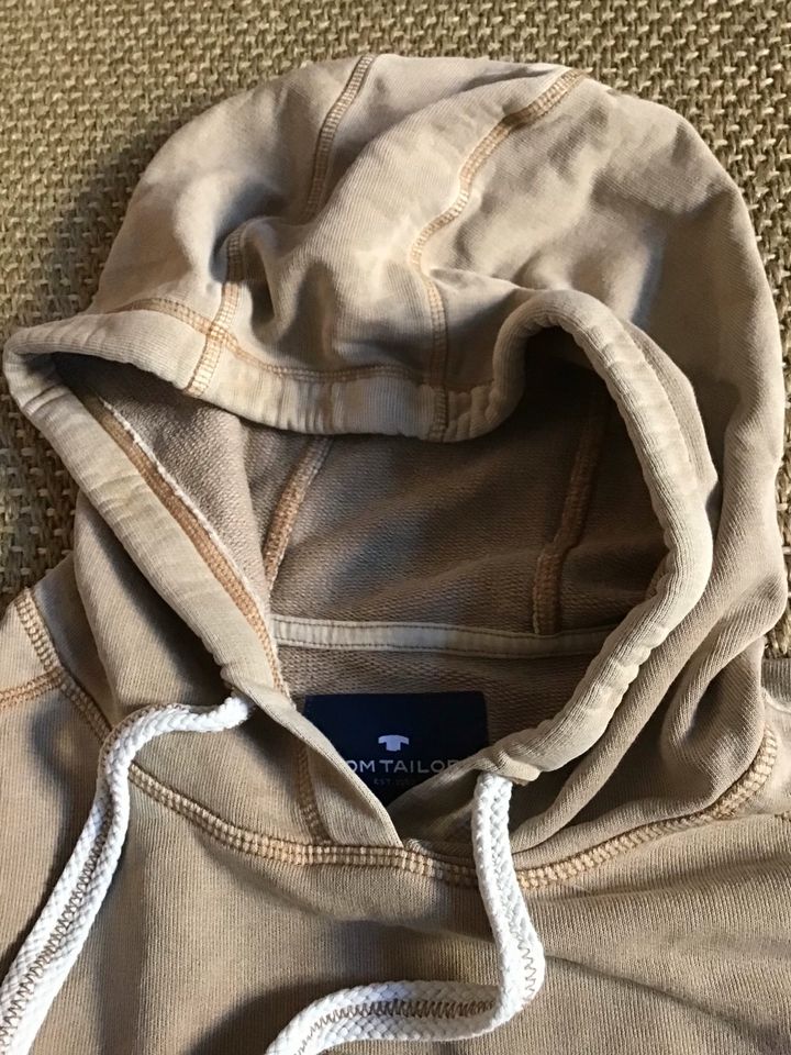 Tom Tailor Hoody, Kapuzenpulli, Pullover beige L Hoodie in Schwerin