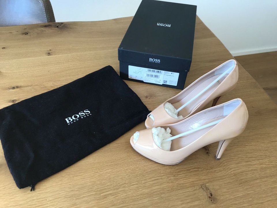 HUGO BOSS Wunderschöne Peeptoes Pumps wie NEU! in Gremmendorf