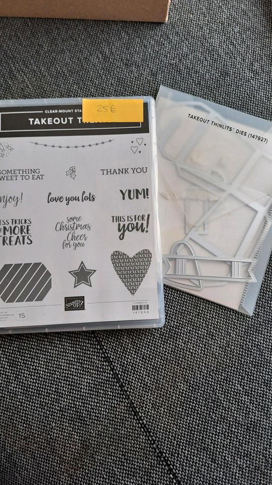 Stampin up takeout treats Stempel und Stanzenset in Isen