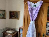 Dirndl Gr. 36, wadenlang Chiemsee lila Kariert Spitzen Schürze Bremen - Vegesack Vorschau
