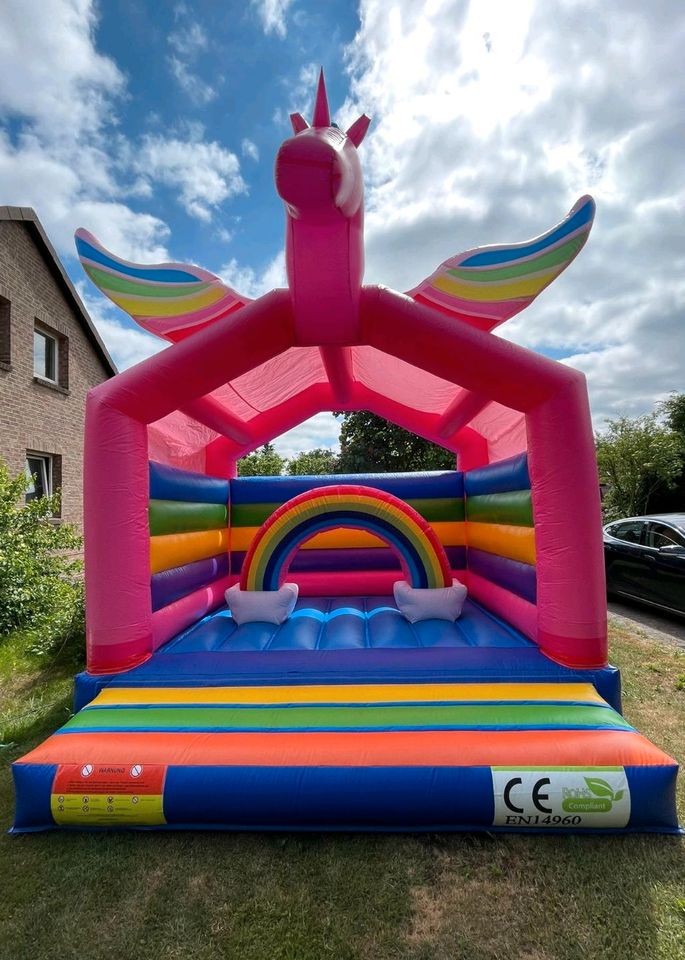 Hüpfburg Einhorn zu vermieten - Ideal für Kindergeburtstage :) in Eicklingen