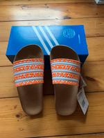 Adidas ADILETTE Kork in Weiß/Orange,Gr.37,Neu mit Karton Pankow - Weissensee Vorschau