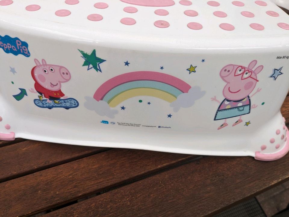 Toiletten Sets Töpfchen Tritthocker Toilettensitz Klositz Peppa in Steinhagen