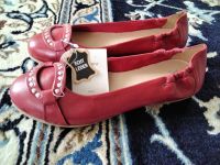 Venturini Ballerinas echt Leder rot Gr37neu mit Etikett NP 49,95€ Niedersachsen - Damme Vorschau