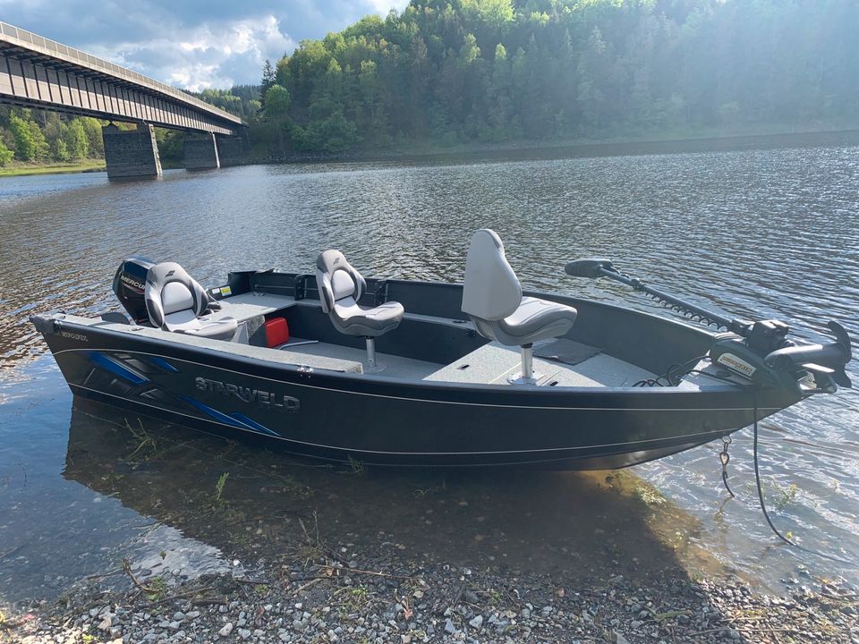 Angelboot Starweld ,15 PS auf der Bleilochtalsperre zu vermieten in Bad Lobenstein