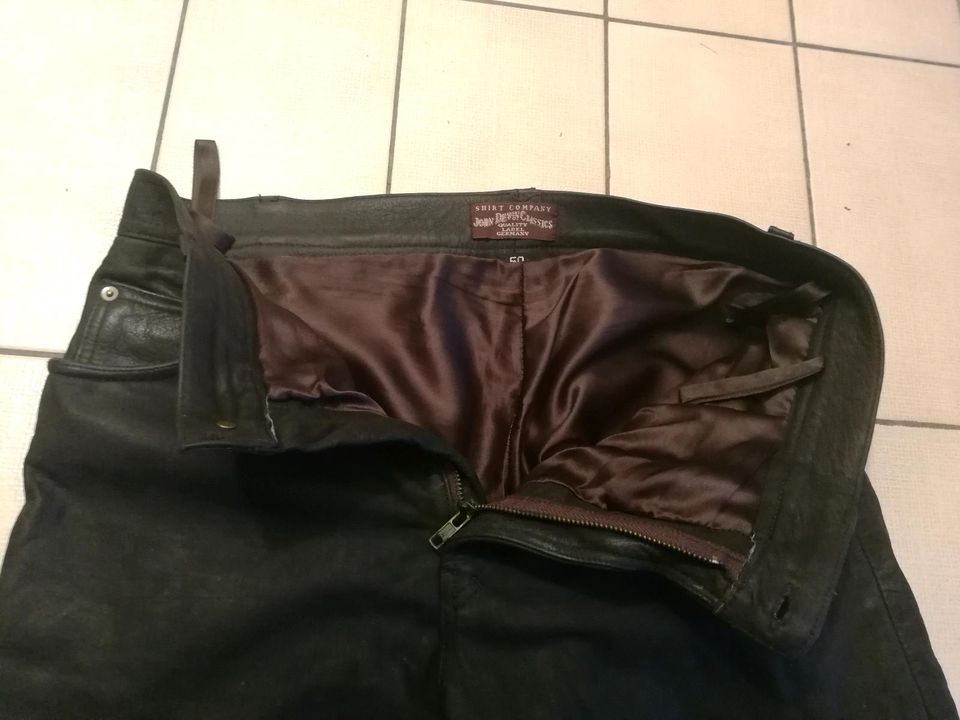 Lederhose Bikerhose aus echtem Leder! John Devin Classics Gr 50 in München