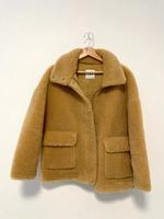 ZARA Lammfellimitat-Jacke für Damen * hellbraun * Größe M Baden-Württemberg - Östringen Vorschau