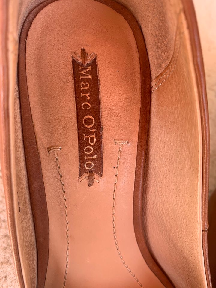 38 Marco Polo Cognac Pumps high heels Gr. 5 in Lohmar