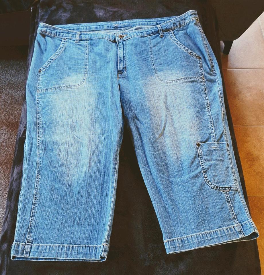 Cargo-Jeanshose 7/8 elastisch im Vintage-Style, Gr. 54 in Jembke