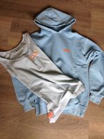 Kapuzenpulli Hoodie hellblau S incl. passendem Top 2-tlg Saarland - Beckingen Vorschau