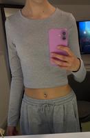 basic graues langarm Crop TOP Shein XS Bayern - Kelheim Vorschau