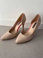 H&M echtleder beige Pumps Wandsbek - Hamburg Sasel Vorschau