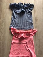 2 Shirts schulterfrei rosa blau Gr. 122 Hessen - Lohfelden Vorschau