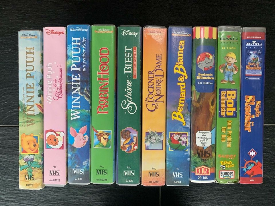 Walt Disney Film Meisterwerke  auf VHS in Schwetzingen