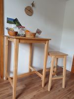 Ikea Björkudden Tisch + 2x Barhocker Bayern - Fuchsstadt Vorschau