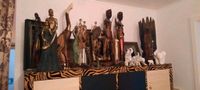 Sehr große Afrika Sammlung, Massai, Ebenholz, Metall, Acryl Bayern - Bastheim Vorschau