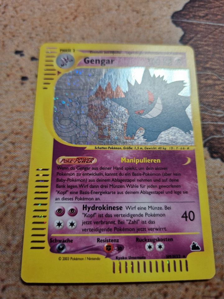 Pokemon Karte Gengar Skyridge Holo in Hannover