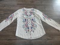 Bluse mit floralen Muster Langarm Niedersachsen - Cuxhaven Vorschau