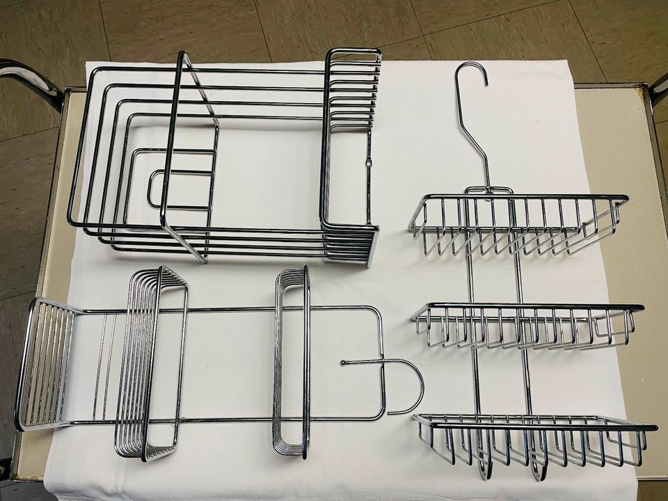 w.Neu!  3x Badregal,Badablage,Küchenregal,Ablage Metall silber in Göttingen