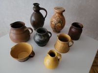 8 dekorative Keramikvasen, verschiedene Größen und Brauntöne Bayern - Wörth a. Main Vorschau