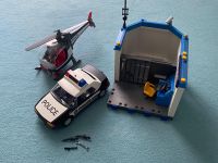 Playmobil Polizei Auto, Hubschrauber und kleine Polizeiwache Sachsen - Riesa Vorschau