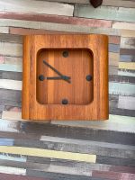 Mid Century Danish Skandinavische Teak Holz Uhr Niedersachsen - Tosterglope Vorschau