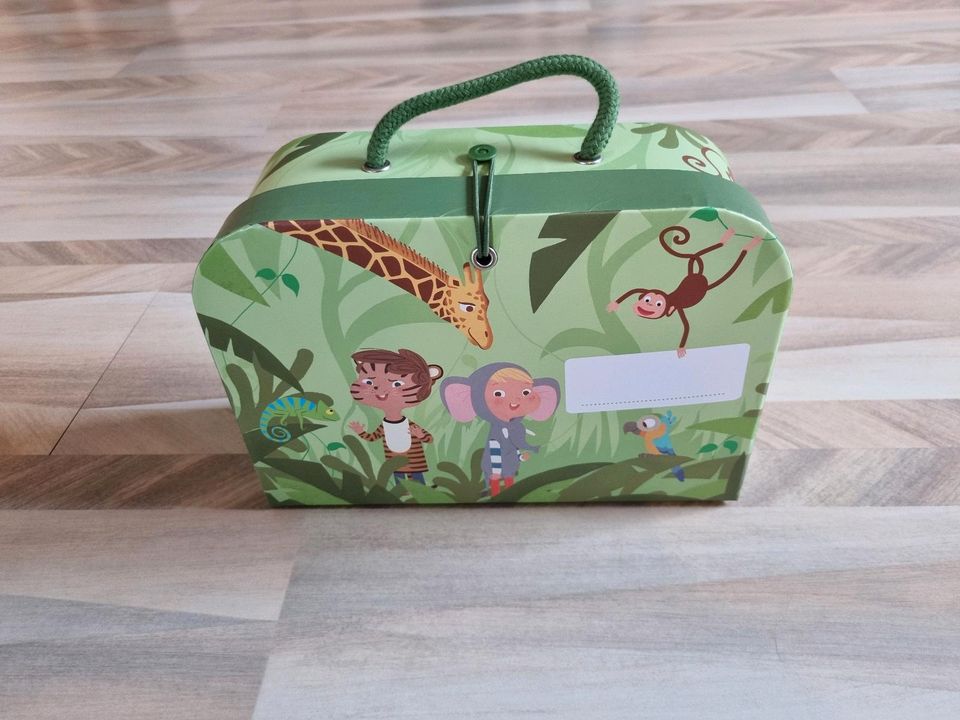 ❤ Baby Box neu Aufbewahrung Koffer Sortieren Kind Boy Geschenk Pa in Hagelstadt