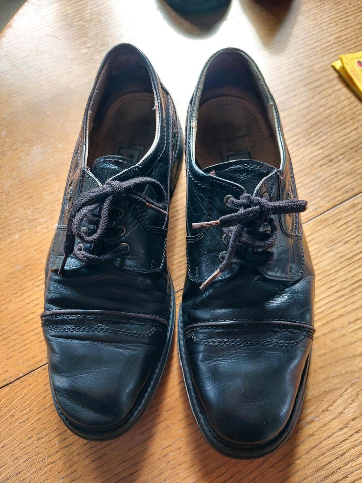 Halbschuh Obermain Gr.44 schwarz Leder /Futter  Fußbett  15 € in Koblenz