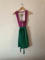 Dirndl Pink/Lila Gr. 32 mit grüner Schürze München - Allach-Untermenzing Vorschau