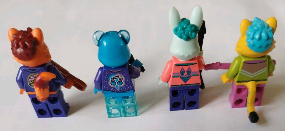 LEGO Figuren: Musiker: Roter Panda | Blauer Bär | Hase | Gepard in Neustadt in Holstein