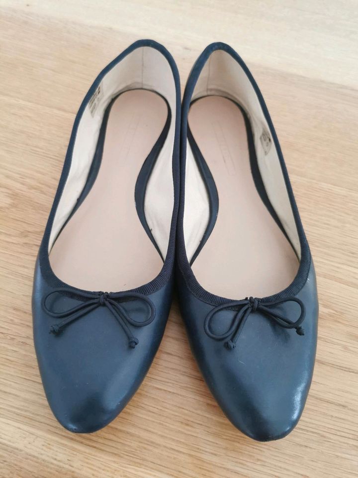 Esprit Ballerina Loafer Gr 39 dunkel blau Schuhe in Neustadt am Rübenberge