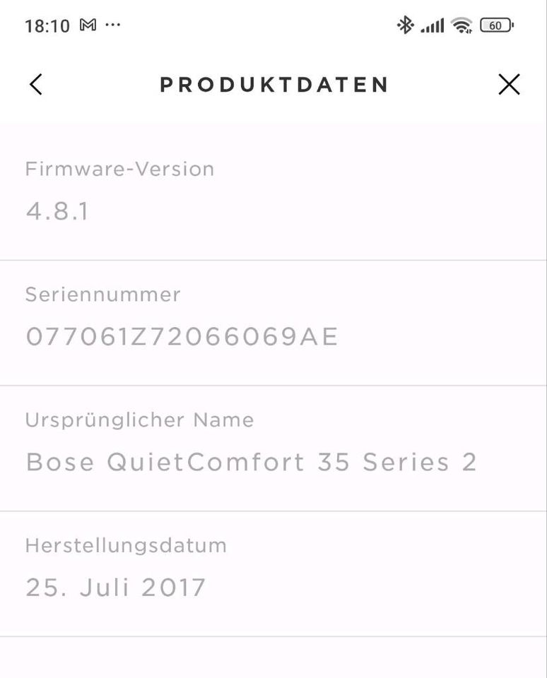 Original BOSE QuietComfort 35 Serie 2 Overear Bluetooth Kopfhörer in Frankfurt am Main