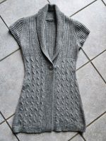 schicker Strick-Cardigan / Weste Gr. 36, grau Baden-Württemberg - Sasbach Vorschau