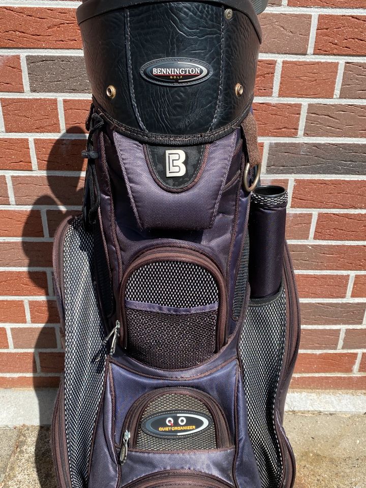 Golf Ausrüstung Set Tasche Golfbag mit Golf Schläger Driver Eisen