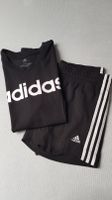 ADIDAS -Sporthose (M) mit passendem Shirt (L),schwarz,NEUWERTIG Wuppertal - Vohwinkel Vorschau