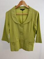 Blazer Jacke grün Leinen Gr. 36 Baden-Württemberg - Wiesloch Vorschau