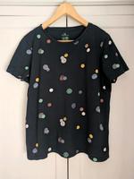 Tom Tailor Shirt Schwarz/Bunt in 42/XL Leipzig - Altlindenau Vorschau