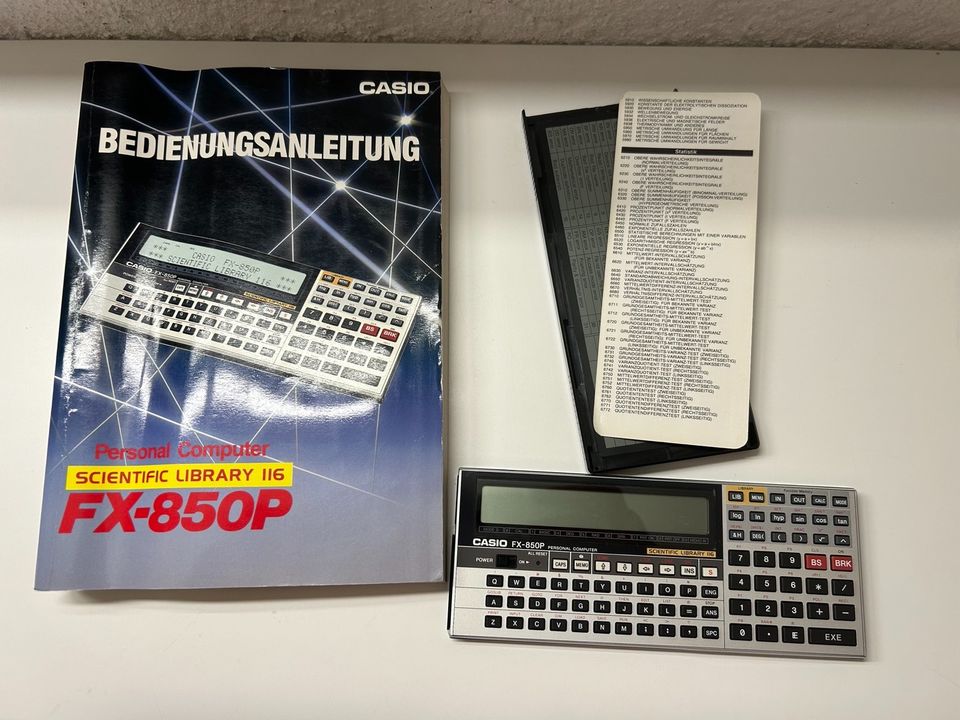 Casio FX-850P in Schmelz