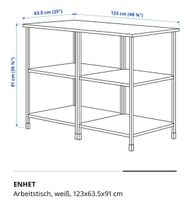 2x ENHET Arbeitstisch weiß 123x63,5x91 cm Nordrhein-Westfalen - Hennef (Sieg) Vorschau