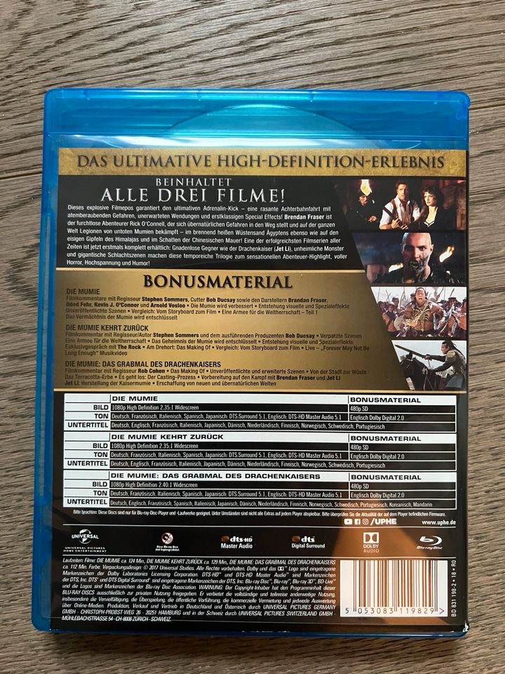 Die Mumie 3 Filme Bluray in Wertach