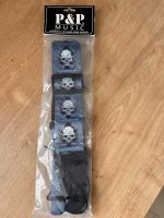 Gitarrengurt neu totenkopf blau Hessen - Kassel Vorschau