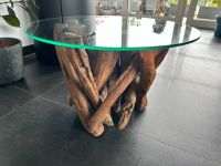 Couchtisch Teak mit Glasplatte Nordrhein-Westfalen - Overath Vorschau