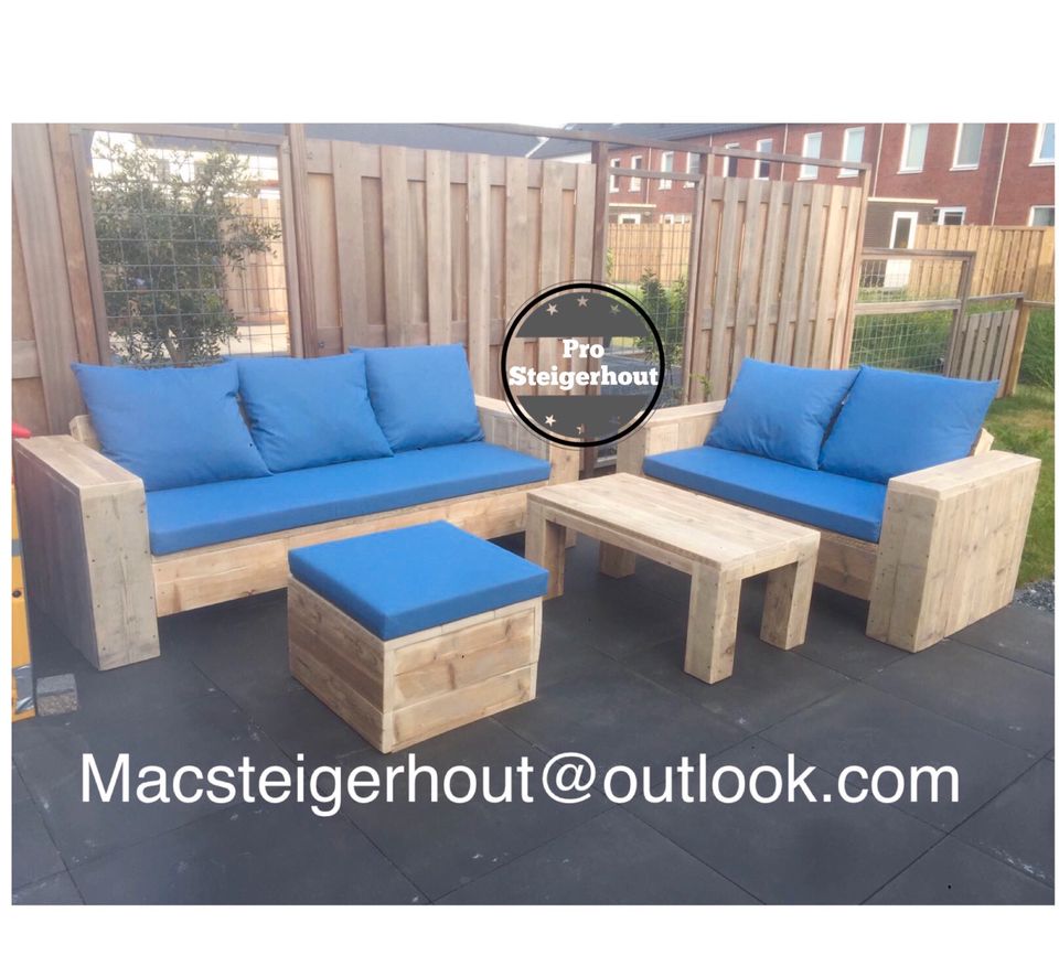 Gerüstholz Ecksofa Ecklounge Loungeset Lounge Sofa Gartenmöbel in Duisburg