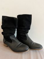 Stiefel Boots Leder Wildleder schwarz 41 Apple of Eden Berlin - Charlottenburg Vorschau