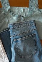 Damenkleidung 44/46 1x Shorts 1x Jeans 1x Top Sachsen - Beiersdorf Vorschau
