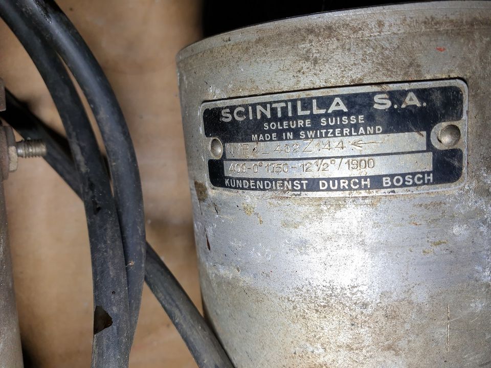 Scintilla Magnet Zündverteiler Magnetzündung Feuerwehrpumpe TS8 in Hückeswagen